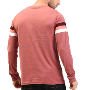 Custom Apparel New Arrival Men Long Sleeve <b>T</b>-<b>Shirt</b> 100% Cotton Crew Neck High Quality <b>Stitching</b> Quick Dry & Breathable - Product Image 3