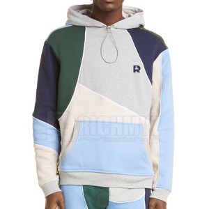 Sudaderas con Capucha para Hombre en Bloques de Color al por Mayor, Última Moda, Sudaderas Personalizadas con Capucha para Hombre, Ropa Urbana, Sudaderas con Capucha de Panel de Talla Grande - Product Image 2