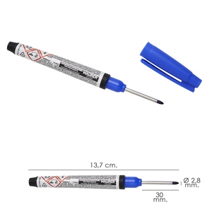 ปากกาเมจิกหัวยาวสีน้ำเงิน - Product Image 2