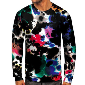 High Quality Crewneck Long Sleeve Plain Crew Neck <b>Men</b> Oversized Custom Hoodies Sweatshirt - Product Image 5