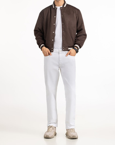 Chaqueta Varsity de Invierno para Hombre, Personalizada, Impermeable, con Forro Polar de Algodón, Cuello Alto, Logotipo Frontal - Venta al Por Mayor - Product Image 2