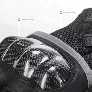 ถุงมือหนังแท้สำหรับขี่มอเตอร์ไซค์ใช้ได้ทั้งชายและหญิงถุงมือมอเตอร์ไซด์สำหรับแข่งรถมอเตอร์ไซด์ออกแบบโลโก้ได้ตามต้องการ - Product Image 6