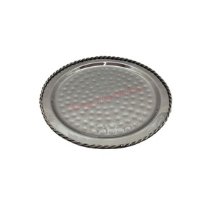 ถาดโลหะตอกสี่เหลี่ยมปรับแต่งได้เครื่องครัวทำมือพร้อมถาดเสิร์ฟเชือก - Product Image 2