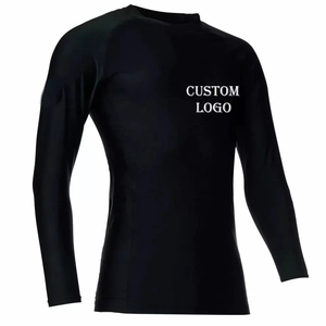 Camisas húmedas personalizadas Trajes de neopreno con logotipo personalizado Camisa de baño Hombres Traje de baño Rash Guard para nadar Camisas de compresión - Product Image 6