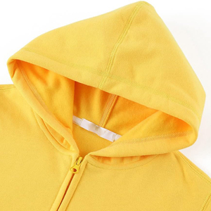 Nouvelle mode sweat à capuche homme lourd couleur unie personnalisé haute qualité sweat à capuche vintage à fermeture éclair pour hommes - Product Image 3