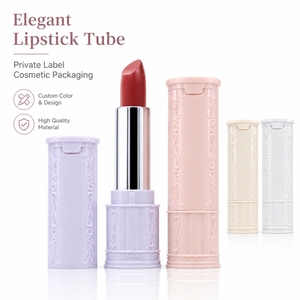 Rossetto <span class=keywords><strong>Vintage</strong></span> con Etichetta Privata, Logo Personalizzato, Tubo con Apertura a Pulsante, Finitura Opaca Vellutata, Lunga Durata, Vegano, OEM Makeup - Product Image 1