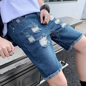 Shorts décontractés élégants effet déchiré tendance, confortables pour l'été et le quotidien - Product Image 5