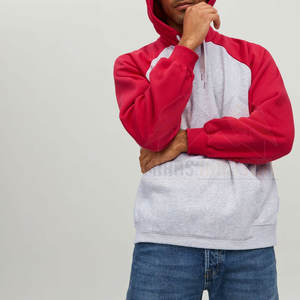 Pull à capuche d'hiver léger et de qualité supérieure pour hommes, vêtements d'extérieur de couleur unie avec col à capuche de haute qualité, cordon de serrage teint en bouffant - Product Image 5