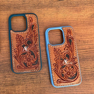 มาใหม่สไตล์มือเครื่องมือหนังเคสโทรศัพท์ส่วนบุคคลVINTAGEหรูหราคุณภาพสูงโทรศัพท์ 14/15โทรศัพท์มือถือครอบคลุม - Product Image 1