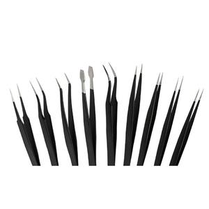 Pince à cils professionnelle pour extensions de cils Outil de pointe de précision pour l'isolement et le volume des cils Poignée antidérapante confortable - Product Image 6