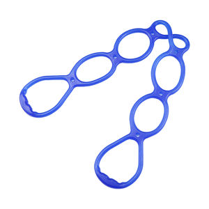 Braccio posteriore spalla 7 fori esercizio corda elastica Stretch Fitness <span class=keywords><strong>Band</strong></span> piede gamba barella mano braccio ginnico per Yoga Pilates - Product Image 1