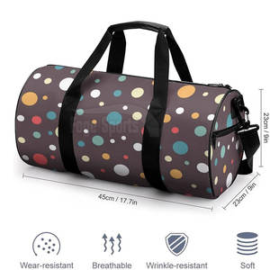 กระเป๋าดัฟเฟิลกระเป๋าเดินทางกลางแจ้งของผู้ใหญ่กันน้ำแห้งพิมพ์ซับลิเมชันกระเป๋าทรงดัฟเฟิลพร้อมโลโก้แบบกำหนดเองได้ - Product Image 2