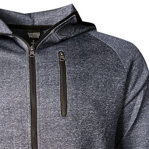 2025 hombres ajustados gimnasio algodón venta al por mayor logotipo personalizado cremallera completa de talla grande polar invierno entrenamiento estampado chándal para Unisex - Product Image 3