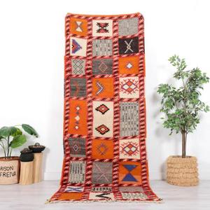 Auténticas Alfombras Marroquíes Hechas a Mano de Lana, Diseños Berber Tradicionales, Estilos Vintage Modernos para Decoración del Hogar - Product Image 1