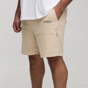 Pantalones Cortos Cargo / Pantalones Cortos Casuales de Color Sólido para Hombre, Mezcla de Algodón, Duraderos, Color Sólido, Ajustables, Material de Algodón, Cierre de Botones para Hombre 2026 - Product Image 1