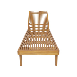 Chaises de détente en bois de teck au design minimaliste pour les plages et les piscines de l'hôtel - Product Image 3