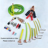 Kit de câbles de rallonge en cuivre à section multiple, gaine PVC, homologué 24V, protection IP20, faisceau de câblage électronique 300mm