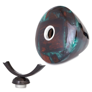 โกศงานศพโรสวู้ดทำด้วยมือพร้อมฝาเรซินอีพ็อกซี่นกเป็ดน้ำโกศเผาศพขนาดใหญ่สำหรับมนุษย์และขี้เถ้าสัตว์เลี้ยง - Product Image 2