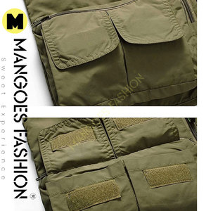 Outdoor High Visibility ANSI Class 1 Waterproof Safety Vest Workwear-Customized Logo Option High Quality MOQ 10 Pcs Polyester - Product Image 4