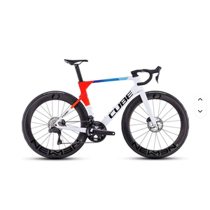 Vélo de course sur route à 27 vitesses avec freins à disque en fibre de carbone avancée CUBE LITENING AERO C68X SLT, cadre en acier carbone, fourche en acier, ordinaire - Product Image 4