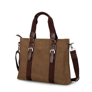 Women's Large Capacity <b>Canvas</b> Tote <b>Bag</b> Shoulder <b>Crossbody</b> Handbag with Niwar Handle Fashion Accessories Wholesaler - Product Image 5