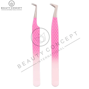 Lot de 4 pinces à épiler en acier inoxydable de la plus haute qualité, meilleur fournisseur, service OEM, pour les soins personnels, par Beauty Concept International - Product Image 3
