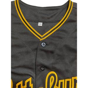 Camiseta de Béisbol para Hombre, Transpirable, de Secado Rápido, Uniforme de Béisbol Cosido, Camiseta de Manga Corta con Cuello en V, Ropa Casual - Product Image 6
