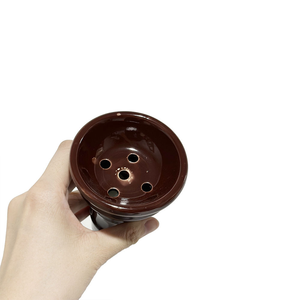 Cazoleta de Cerámica Roja Intensa de 10cm para Hookah, Reutilizable, con Caja de Cartón para Uso en Salones y Hogares - Product Image 2