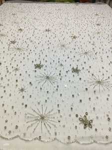 ผ้าเรยอนสำหรับเจ้าสาวทำจากผ้าเรยอนสำหรับชุดราตรีงานเต้นรำงานปักด้วยมือระบายอากาศ - Product Image 3