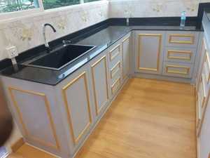 Dalles de granit noir absolu poli de qualité supérieure pour revêtements de sol, design moderne, cuisine et extérieur, toutes tailles disponibles - Product Image 2