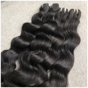 Cheveux humains de qualité supérieure, indiens, Remy, ondulés, double trame, tirés à la main, aspect naturel - Product Image 5