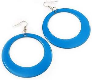 Pendientes de Aro de Resina Colorida de Estilo Bohemio, Accesorios de Joyería de Moda para Fiesta, Excelente Idea de Regalo, HF CRAFTS Low - Product Image 5