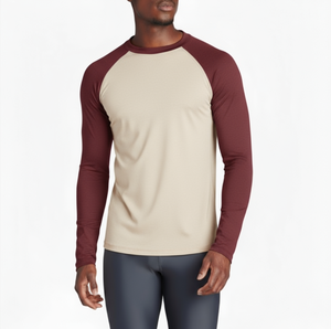 Protège-éruption athlétique avec panneau de poitrine sublimé et coutures renforcées pour l'entraînement aux prises BJJ MMA et les vêtements de compétition - Product Image 1