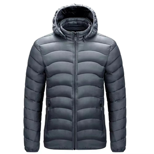 Nueva Chaqueta Acolchada Brillante al por Mayor, Chaqueta de Plumón de Pato Desmontable, Chaqueta Gruesa de Invierno para Hombre, Chaqueta de Manga Larga para Hombre - Product Image 3