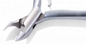 Pince à cuticules en acier inoxydable ANAAIF de haute qualité de qualité professionnelle coupe-ongles à lame incurvée pour ongles outils de manucure - Product Image 2