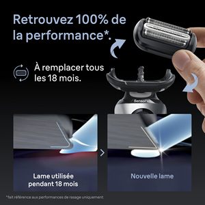Cabezal de Repuesto para Afeitadora Eléctrica USB 3 en 1 para Hombre, Láminas de Repuesto para Afeitado Preciso de Cara y Barba - Product Image 6