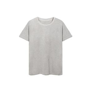 T-shirt décontracté à col rond en tricot, coupe ample, S-5XL, 160 g/m², 100 % coton, respirant, séchage rapide, design de logo personnalisé, manches courtes - Product Image 2