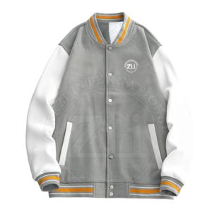 Chaqueta Varsity de Béisbol Personalizada para Hombre, de Lana, con Letras Bordadas, Cuero Genuino, Casual, Invierno, Impermeable, Transpirable, Talla Grande - Product Image 5