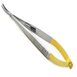 Castroviejo porte-aiguille de chirurgie microchirurgicale pince à suture dentaire TC en acier inoxydable ensemble d'instruments manuels Mol sécurité - Product Image 1