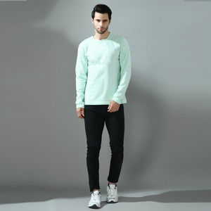 Camiseta de Manga Larga de Punto 100% Algodón para Hombre y Mujer - Cómoda, Informal, Transpirable, de Secado Rápido con Servicio OEM - Product Image 3