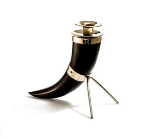 Support de bougie en corne de buffle fait à la main 10 CM Porte-bougie en vrac poli Inde Votives Vente chaude Noël Mariages Occasions - Product Image 6