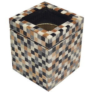 Brûleur d'encens multicolore au design traditionnel en brique Bakhoor Encens Bois Résine Charbon de bois Diffuseur d'aromathérapie pour les maisons - Product Image 1