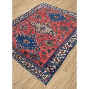 Alfombras de Lana Anudadas a Mano Nuray Pae-4755, Diseño Geométrico Abstracto para el Hogar, Pasillo, Rectangulares de 9x12, Alfombras de Jaipur Hechas a Mano por Artesanos Estadounidenses - Product Image 2