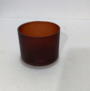 เทียนหอมในภาชนะแก้วฝ้าแบบด้าน รุ่น Oceans Gaze สไตล์คลาสสิก สำหรับตกแต่งภายในบ้านในเทศกาลคริสต์มาส แบบไร้เปลวไฟ ทำด้วยมือ - Product Image 2