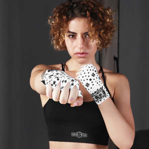 Venda de vendas elásticas de algodón transpirables OEM 2026 Innstar personalizadas de alta calidad, resistentes al agua y ecológicas, de 5 metros, para boxeo. - Product Image 4