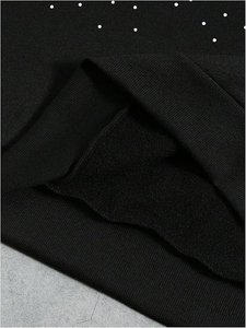 เสื้อฮู้ดผู้ชายผ้าฝ้าย 100% แบบมีฮู้ด ซักแล้ว แต่งลายปักโลโก้ด้านหน้า ประดับด้วยคริสตัลผสม  สำหรับฤดูหนาว - Product Image 6