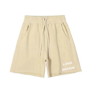 กางเกงขาสั้นชายหาดสีพื้นสำหรับผู้ชายโลโก้ตามสั่งและความต้องการตามสั่ง - Product Image 1
