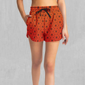 Pantalones cortos de malla de sublimación de alto rendimiento para mujer Pantalones cortos deportivos ligeros y cómodos para mujer - Product Image 1