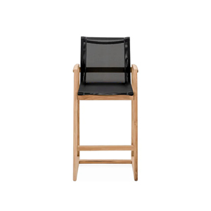 Chaises de bar de haute qualité, mobilier de restaurant extérieur, chaise de comptoir de bar, chaise en bois pour cuisine et terrasse extérieure -Jo - Product Image 5