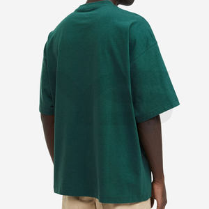 เสื้อยืดผ้าฝ้าย100% สำหรับผู้ชายเสื้อยืดโอเวอร์ไซส์เปิดไหล่ปล่อยว่าง - Product Image 3